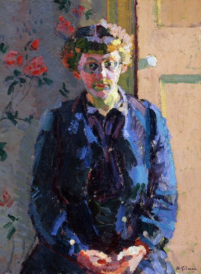 Portrait of Sylvia Gosse, 1912 by Harold Gilman